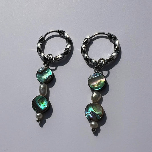 Boucles d'oreilles Abalone