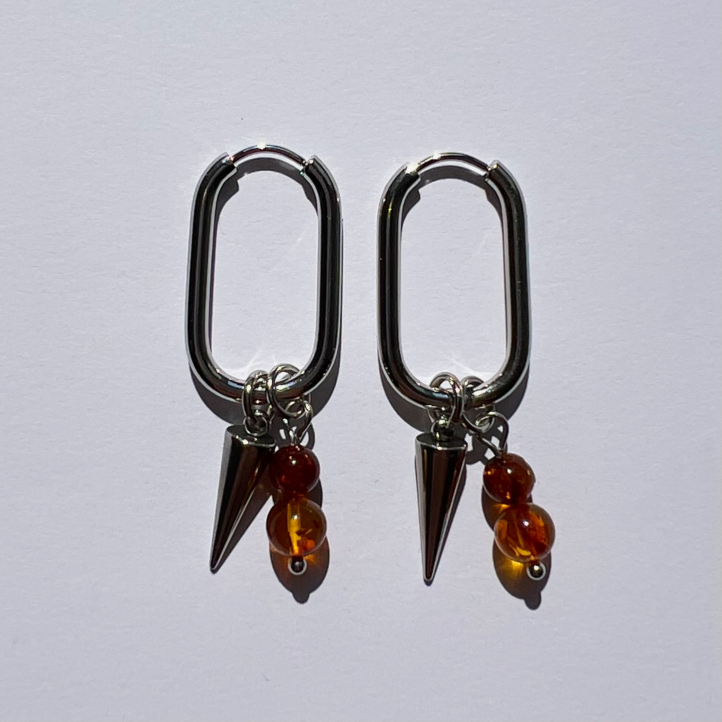 Boucles d'oreilles Ambre