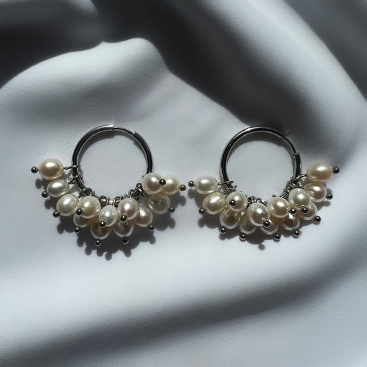 Boucles d’oreilles Blanche