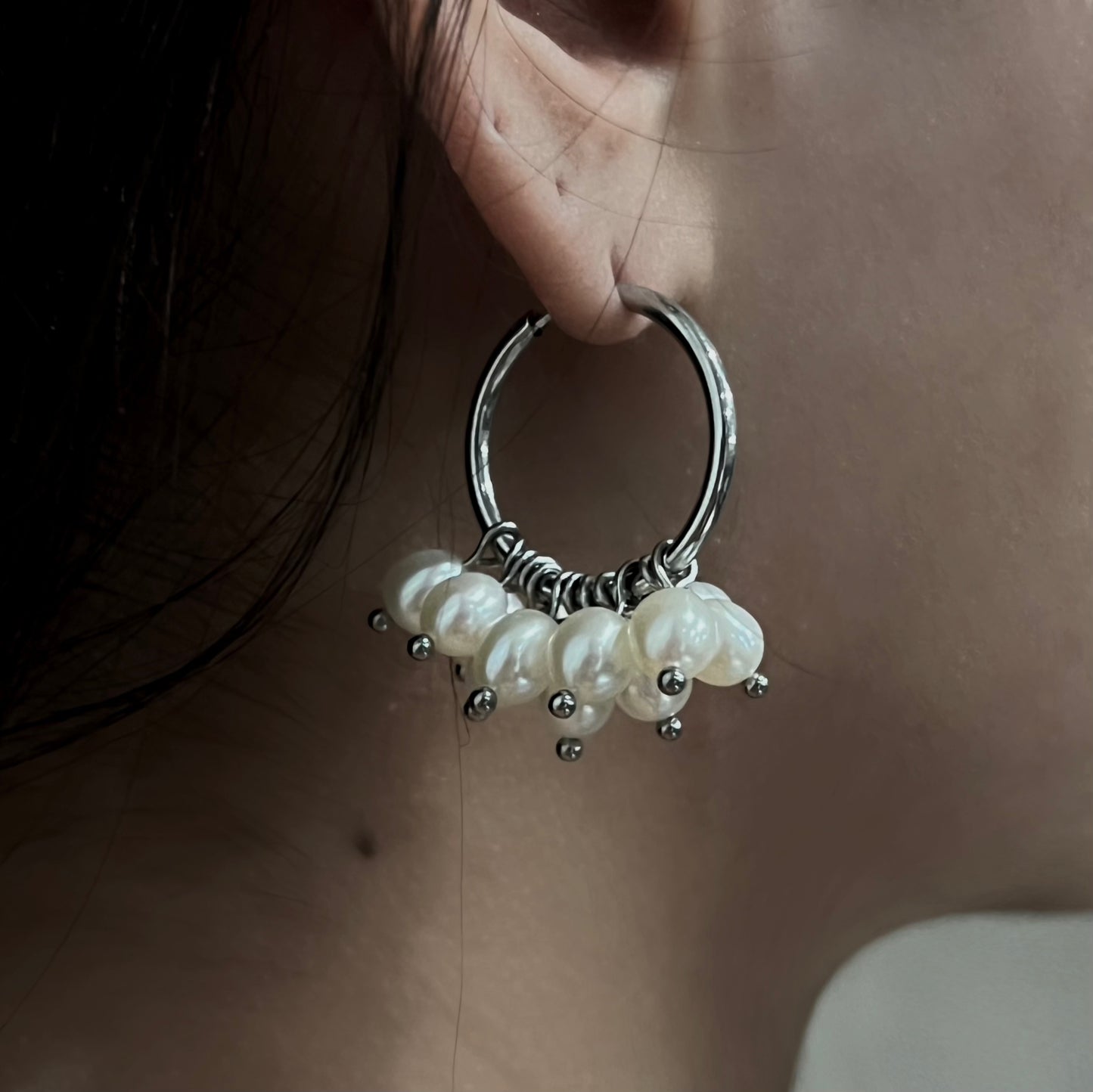 Boucles d’oreilles Blanche
